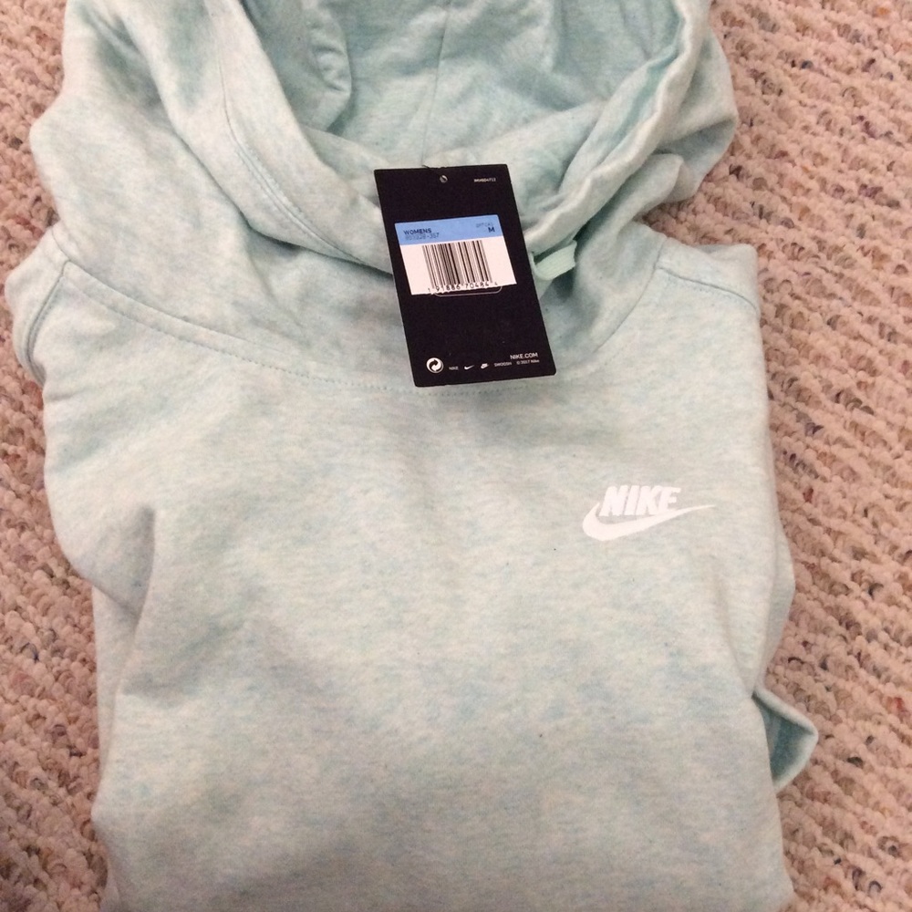🆕 Nike mint green retro pullover sweats hoodie- M - Picture 4 of 4
